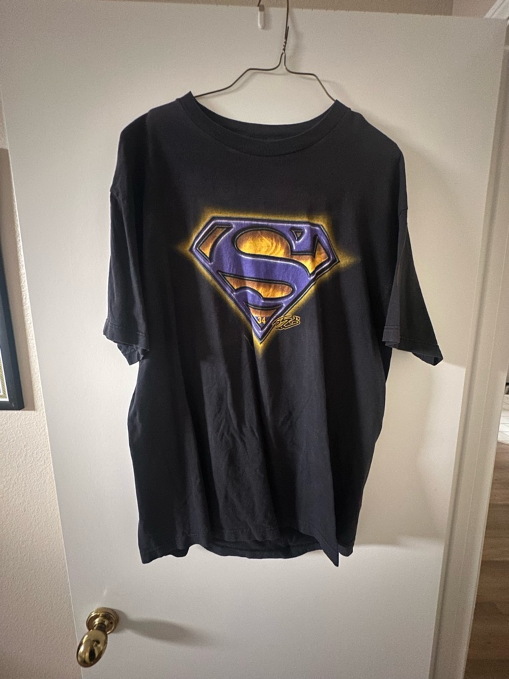 Vintage 90s Shaquille “Shaq” O’Neal Superman Logo Graphic Tee